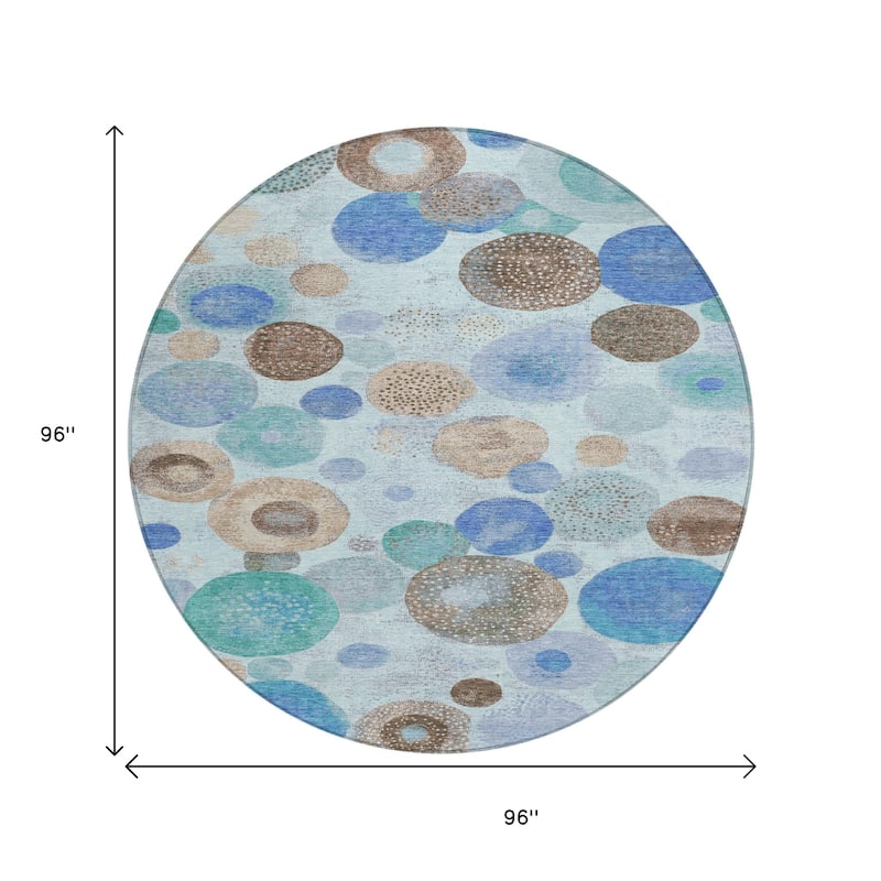 HomeRoots Geometric Transitional Rectangle Outdoor Rug