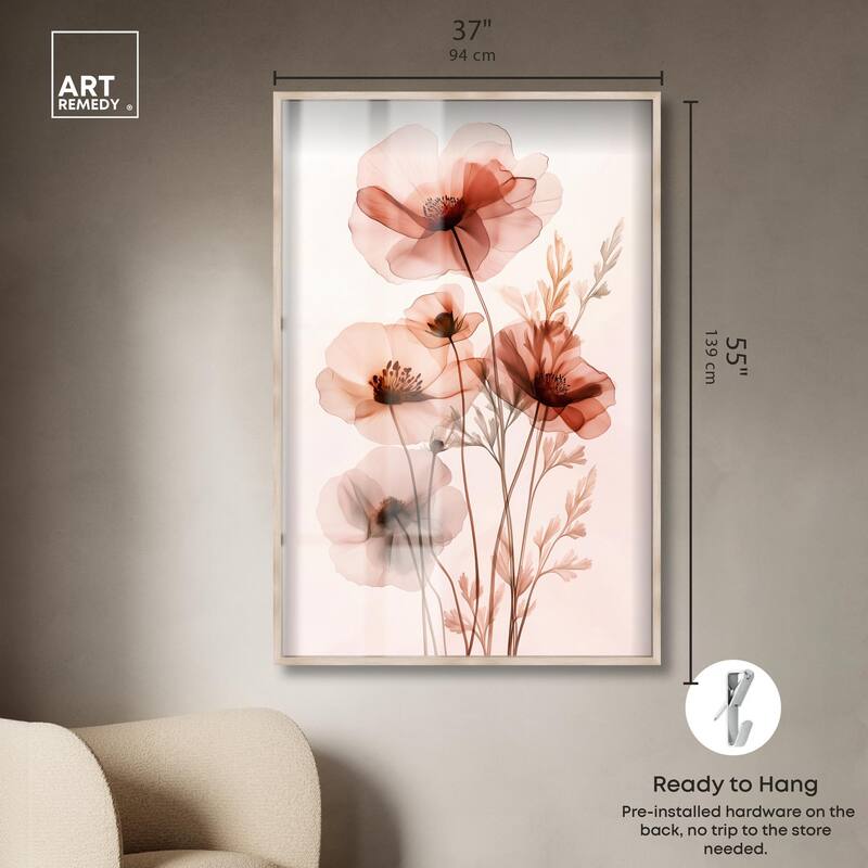 Petal Dye I Shadowbox by Art Remedy
