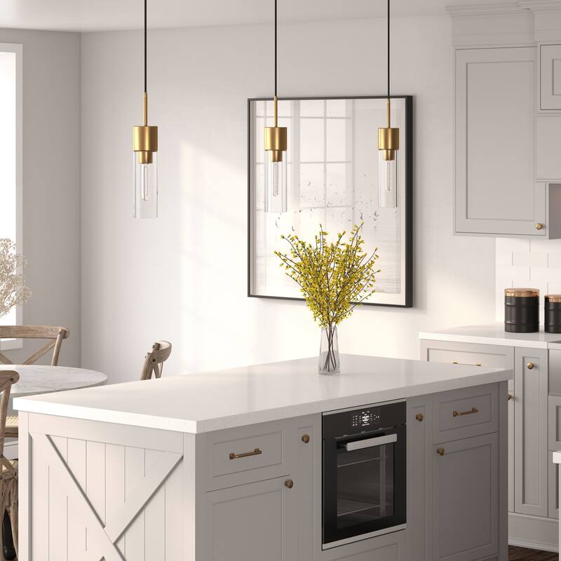 Lance 3.5" Wide Pendant with Glass Shade