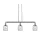 Option Brushed Satin Nickel / Thick Clear Halophane