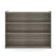 preview thumbnail 4 of 7, Tot Mate Laminate School Age Double Sided Storage Shelf - 46" x 23 1/2" x 37 1/2" Assembled - Shadow Elm Gray