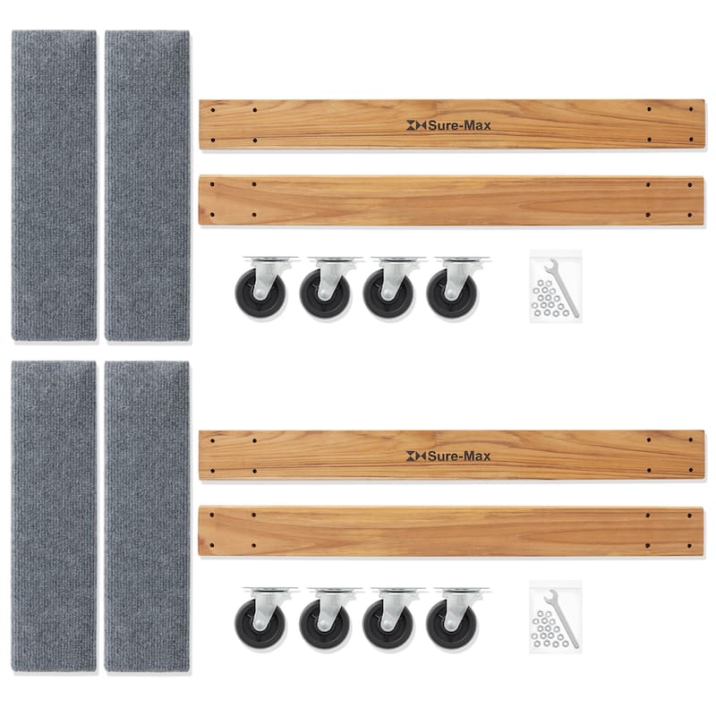 Furniture Moving Dolly 2pk  Hardwood with Swivel Casters