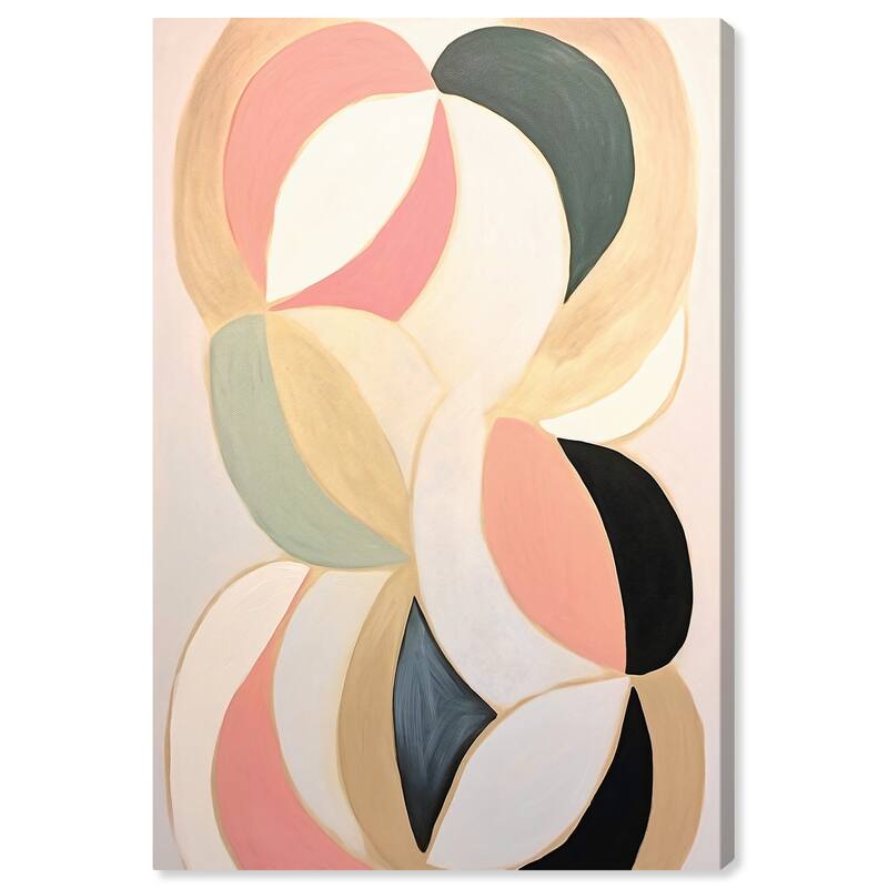 Wynwood Studio Canvas Abstract Handle of the Tote Bag Gold and Modern & Contemporary Wall Art Canvas Print - 30 x 20