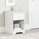 preview thumbnail 3 of 14, South Shore Summer Breeze 1-Drawer Nightstand
