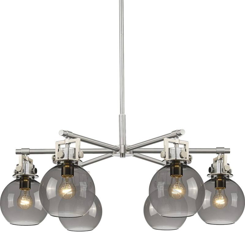 Innovations Lighting 411-6CR-16-26 Newton Sphere Chandelier Newton