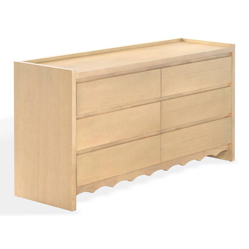 SAFAVIEH Couture Rhylee 6-Drawer Wood Dresser