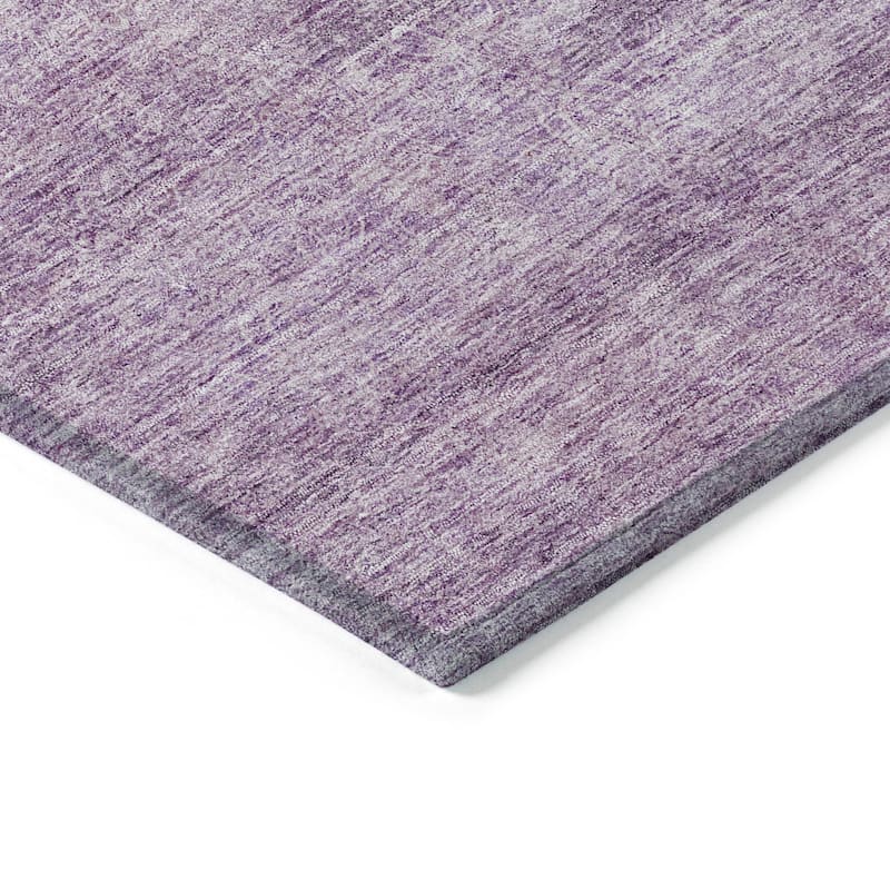 Machine Washable Indoor/ Outdoor Ombre Solid Chantille Rug