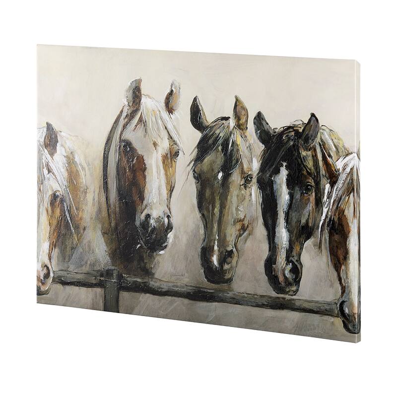 Horses (56 x 42) Canvas Art Print