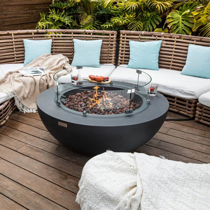 Envelor Lunar Bowl 42 Inches Outdoor Fire Pit Bowl