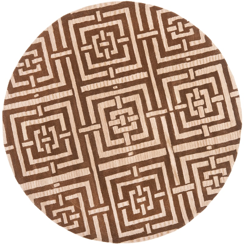 SAFAVIEH Handmade Wyndham Idalina Modern Wool Rug