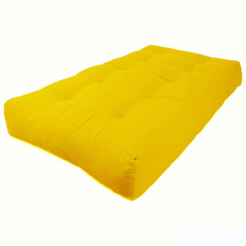 9-inch Thick Twill Futon Mattress (Twin, Full, or Queen) - Sunset - Twin