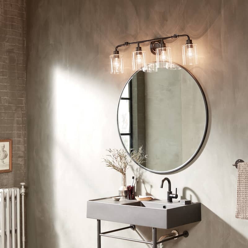 Kichler Lighting Gunnison 33.75 inch 4-Light Vanity Light Black