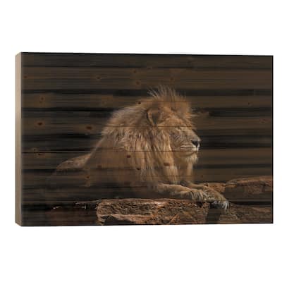 Lazarus Print On Wood by David Whelan - Multi-Color