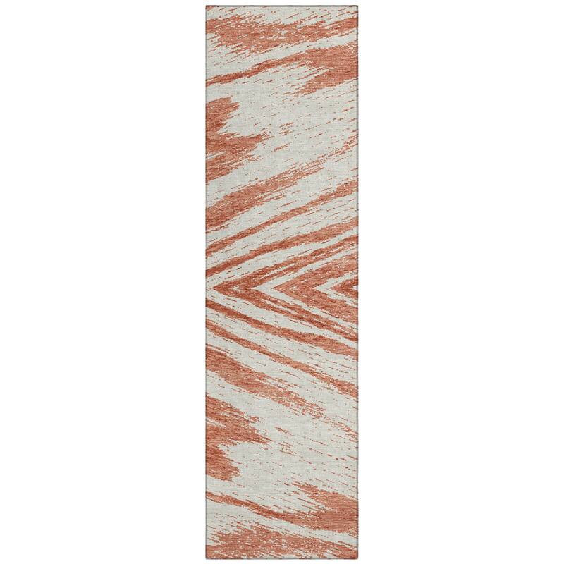 Machine Washable Indoor/ Outdoor Chantille Chevron Modern Rug