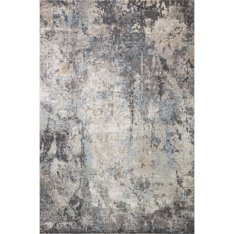 Alexander Home Rustic Glacier Abstract Area Rug