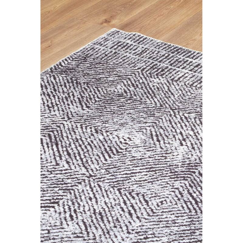 The Rug Collective Contemporary Lauro Grey - Machine Washable Area Rug