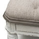 preview thumbnail 6 of 6, Magnolia Manor Antique White Weathered Bark Bed Bench