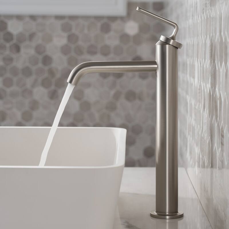 Kraus Pack of (2) Ramus 1.2 GPM Vessel Single Hole Bathroom Faucet