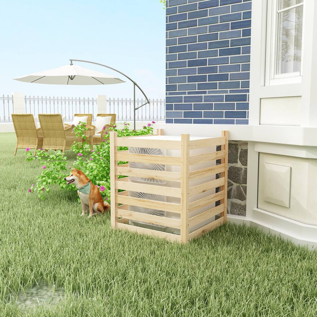 Cedar Wood Stationary Composter - 3-Sided