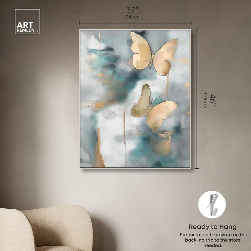 Butterflies Dream I Canvas by Art Remedy