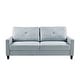 preview thumbnail 2 of 10, Serta Conway Sofa in Light Grey Woven Fabric