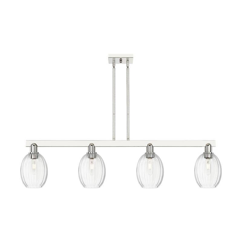 Innovations Lighting 716-4I-12-48 Preston Linear Preston 4 Light 48" - Polished Nickel / Clear