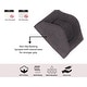 preview thumbnail 106 of 165, Waterford Collection 100% Cotton Non-Slip Bathroom Rug Set, Machine Washable Bath Rug, 4 Piece Bath Mat Set with Contour