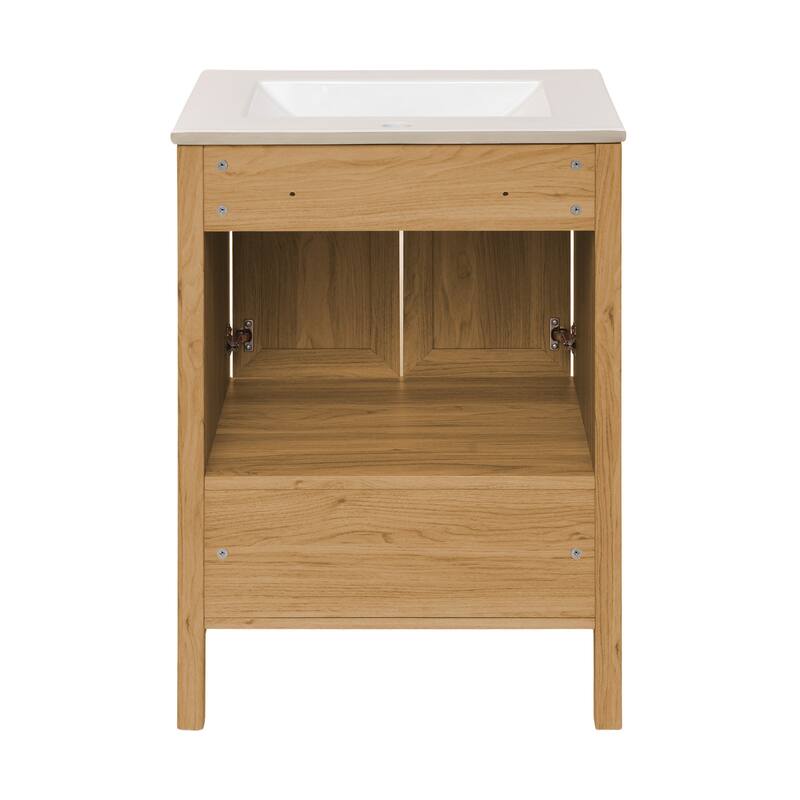 Chateau 24" Bathroom Vanity In Natural Oak