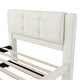 preview thumbnail 14 of 18, Upholstery platform bed with Headboard & Trundle, Pull Out Twin Platform Bed Underneath