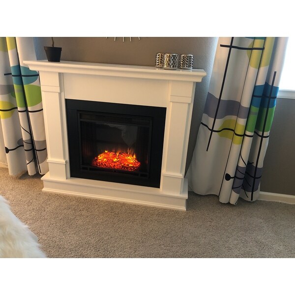 Top Product Reviews For Silverton Electric Fireplace White By Real