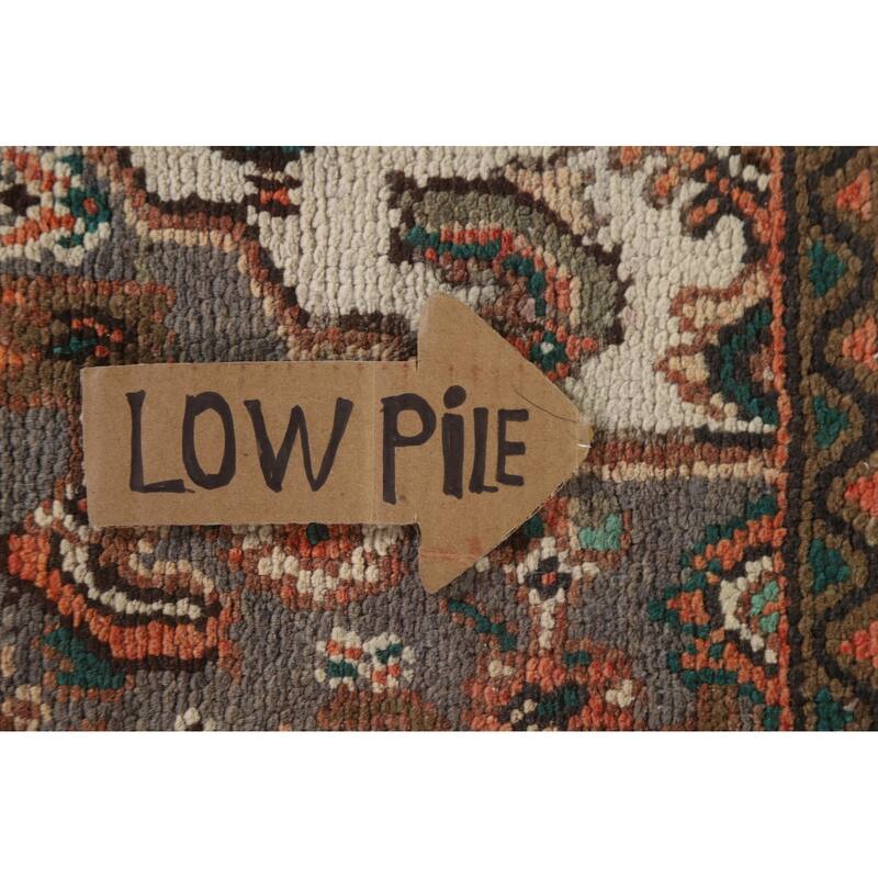 Hand Knotted Oriental 100% Wool Carpet Traditional Medallion Red Hamedan Area Rug - 9' 0'' X 5' 8''