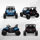 preview thumbnail 9 of 25, Qaba 12V Ride On Truck, 3.7 MPH Battery Powered Electric Car for Kids Remote Control, 4-Wheel Suspension, Lights, Horn & Music