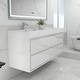 preview thumbnail 34 of 45, Morava 60" Floating Vanity with Double Sink