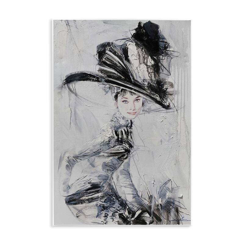 Stupell Abstract Sophisticated Audrey Wall Plaque Art Design By Lucille Lee - 10 x 15