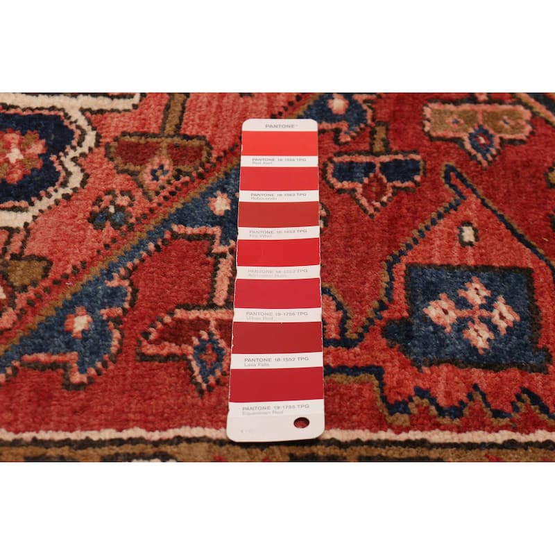 ECARPETGALLERY Hand-knotted Sarabi Red Wool Rug - 3'3 x 10'10
