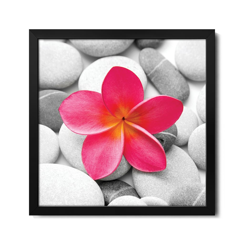 Zen Flower Premium Framed Poster by PhotoINC Studio