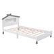 preview thumbnail 39 of 53, Platform Bed with House-shaped Headboard and Motion Activated Night