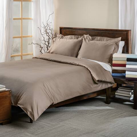 Superior Anemone 650 Thread Count Egyptian Cotton Solid Duvet Cover