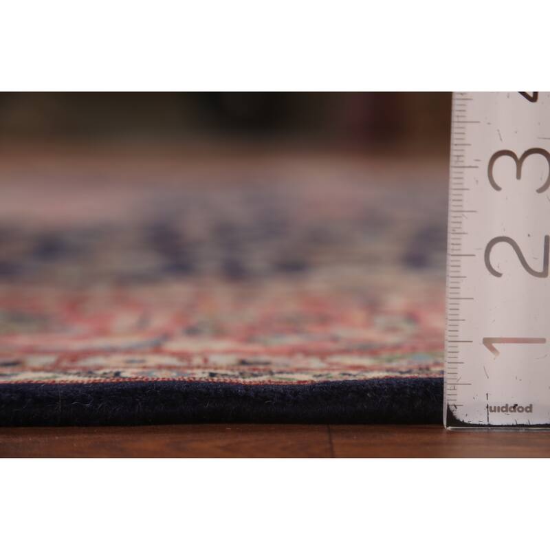 Vegetable Dye Floral Kashan Chinese Area Rug Hand-Knotted Wool Carpet - 6'0"x 9'2"