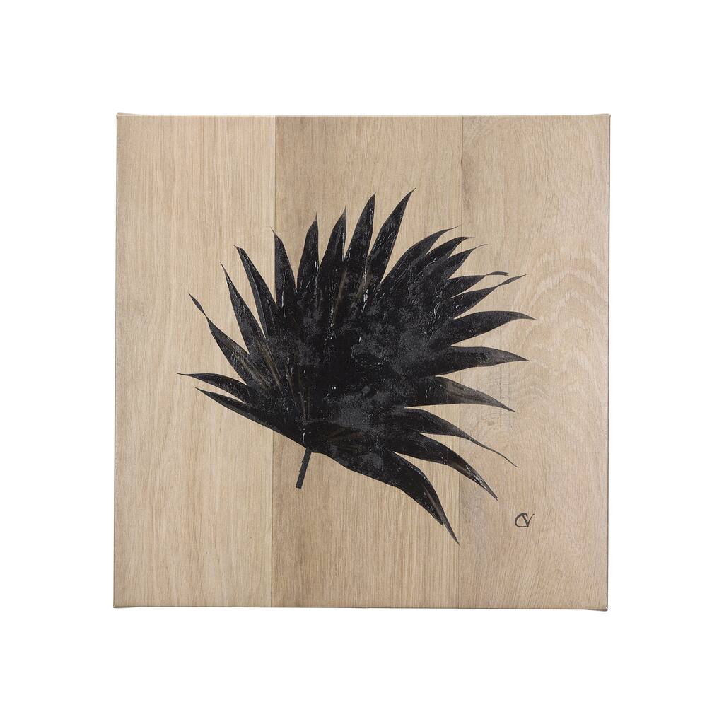 Tropical Leaf II (30 x 30) Canvas Art Print