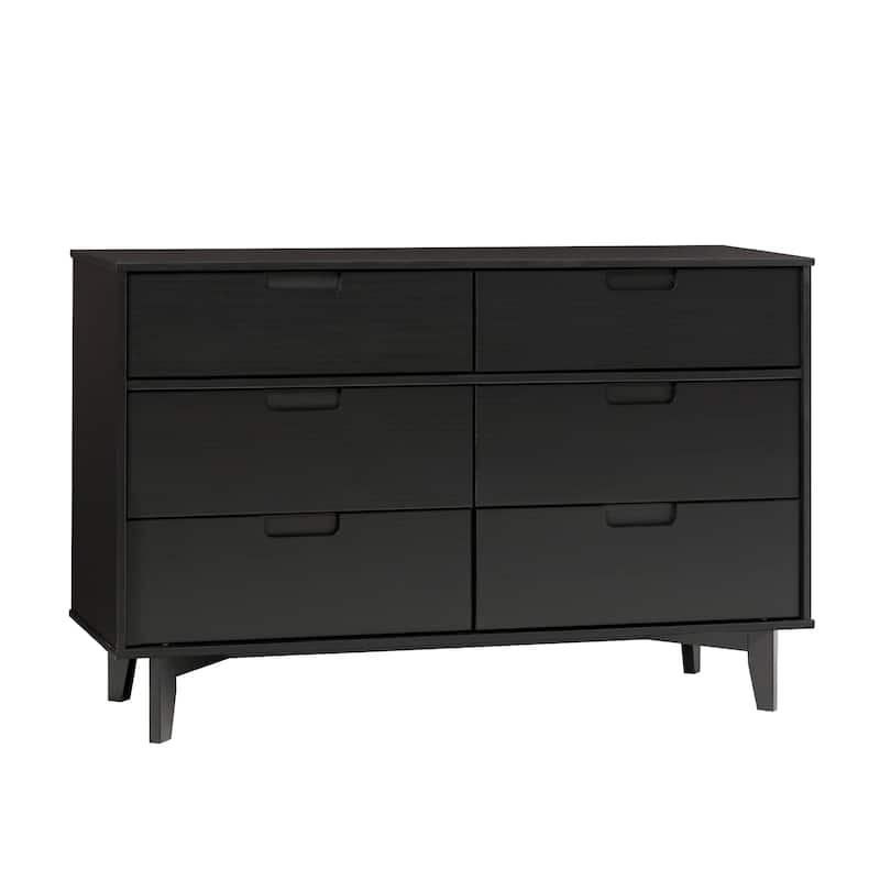 Middlebrook Gammelstaden Mid-Century Solid Wood 6-Drawer Dresser