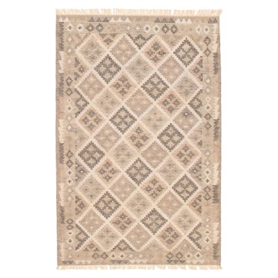 Ankara FW Grey Kilim 5'0" x 8'0" - 5'0 x 8'0