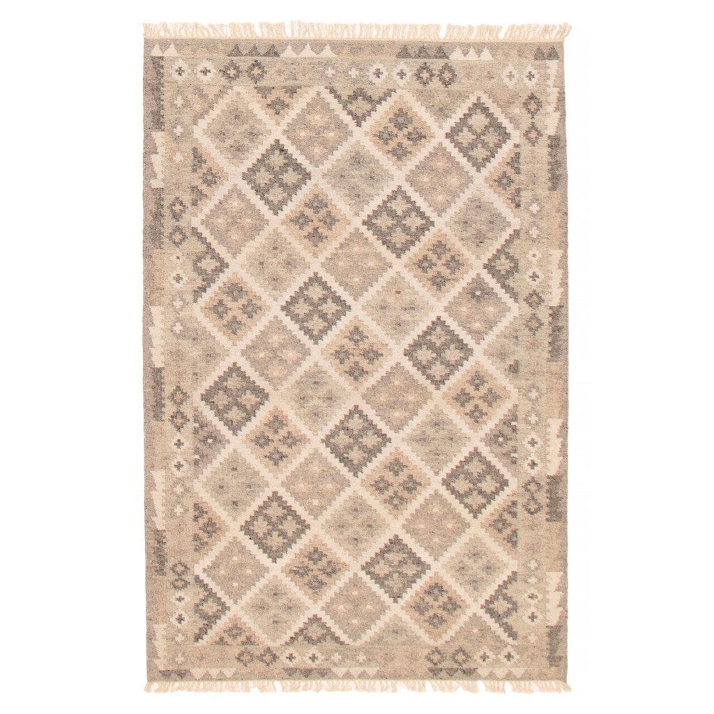 Ankara FW Grey Kilim 5'0" x 8'0" - 5'0 x 8'0