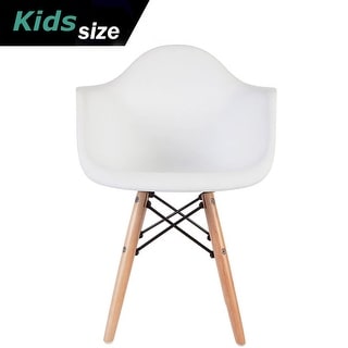Modern Kids Toddler Chair Armchair With Arms Natural Wood Legs Dowel Eiffel Kitchen Bedroom Desk Montessori School