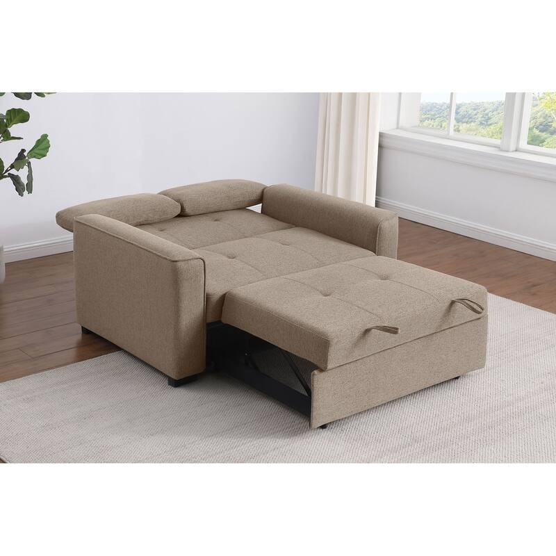 Edith Upholstered Convertible Sleeper Sofa Bed