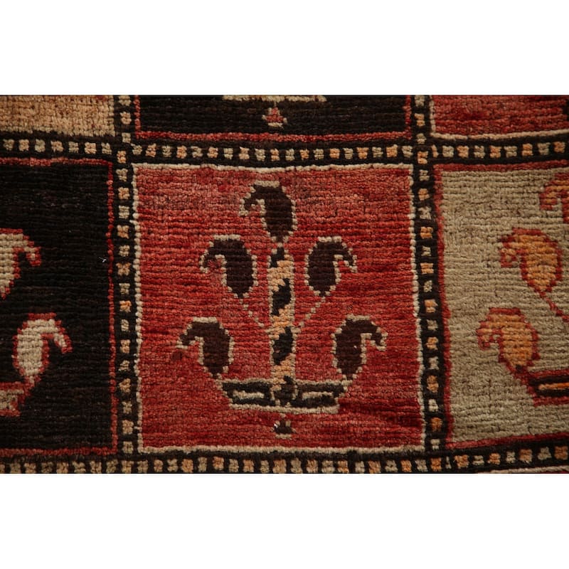 Vegetable Dye Bakhtiari Persian Vintage Area Rug Handmade Wool Carpet - 5'3"x 9'3"