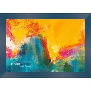 30x22 Contemporary Complete Wood Picture Frame with UV Acrylic, Foam ...