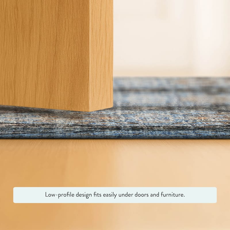 Machine Washable Indoor/ Outdoor Global Budden Chantille Rug