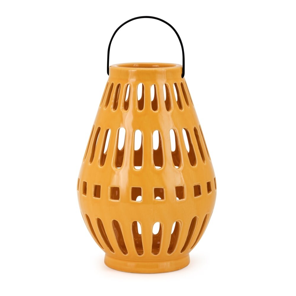 Shop Imax Home 10952 Rae 7 Wide Ceramic Lantern Candle Holder