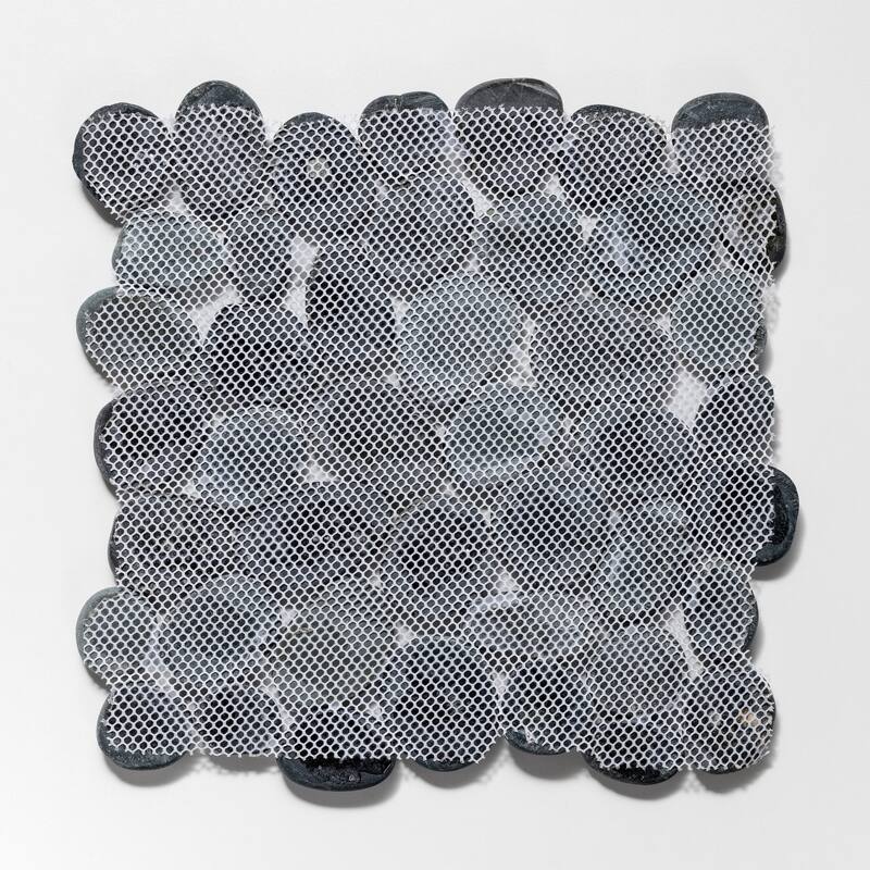 Classic Pebble 11 in. x 11 in. Mesh-Mounted Mosaic Wall and Floor Tile